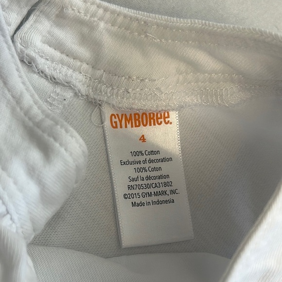 Gymboree White and Blue Giraffe Print Tank Tops - Picture 2 of 5